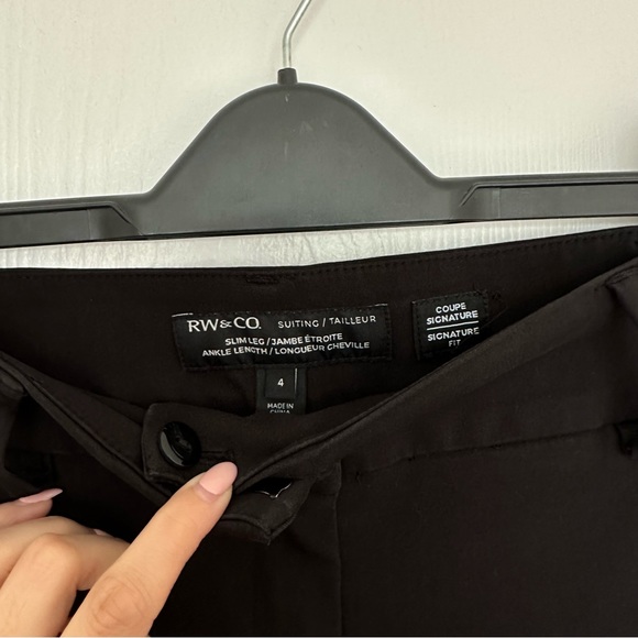 RW Co. Suiting Ankle Pant - Size 4 - Picture 5 of 6